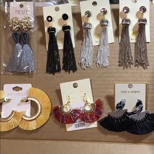 New tassel earrings